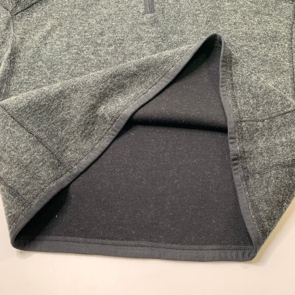 Columbia Sweatshirt Mens L Large Acrylic Wool Blend Half Zip Pullover Titanium - Picture 7 of 12